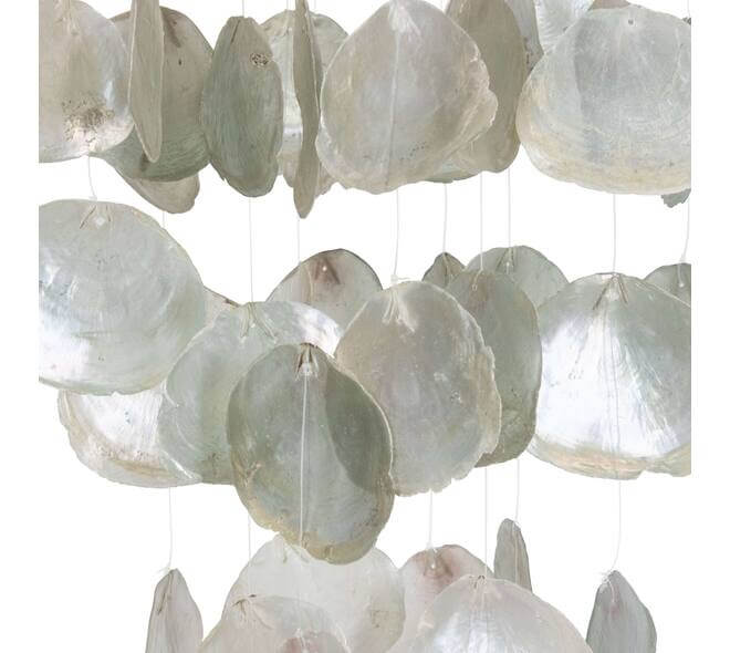 Capiz mobile hanger XL groen 70 cm decoratie
