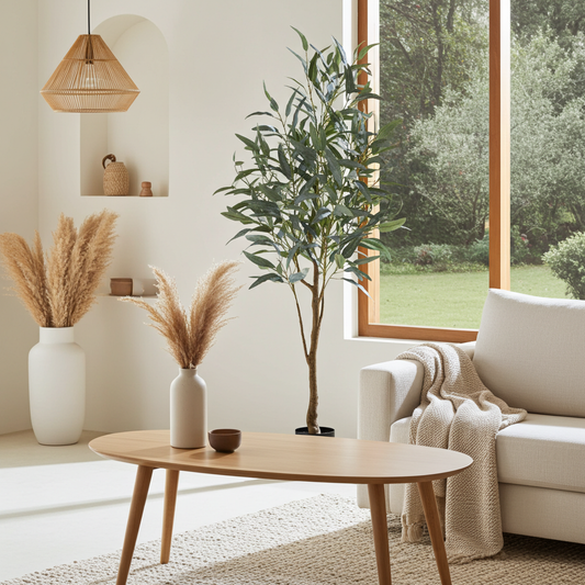 Kunst eucalyptus globulus plant groen 150 cm
