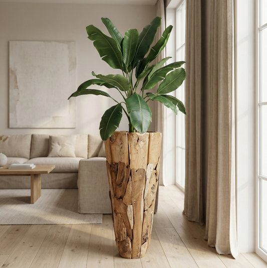 Teak plantenbak