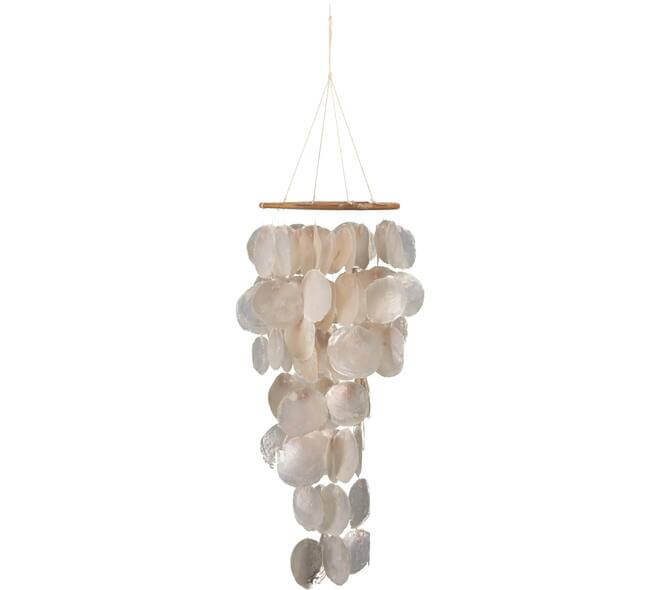 Hanger met schelpen ibiza stijl decoratie