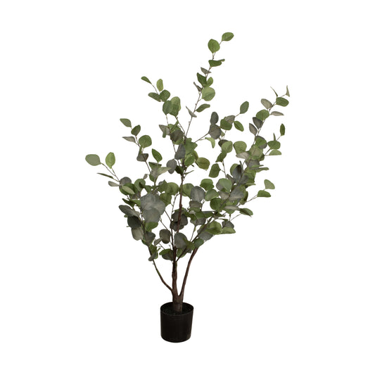 Kunst eucalyptus plant groen 120 cm realistische kunstplant