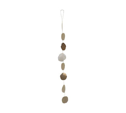 Capiz hanger slinger goud mix set van 3 100 cm decoratie