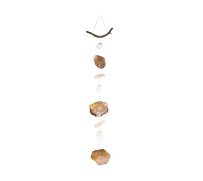 Schelpen slinger perzik naturel set van 3 80 cm decoratie