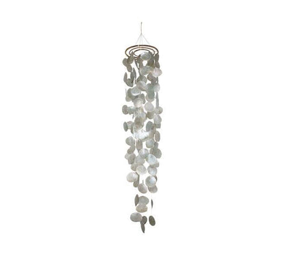 Capiz mobile hanger XXL groen 150 cm hangdecoratie