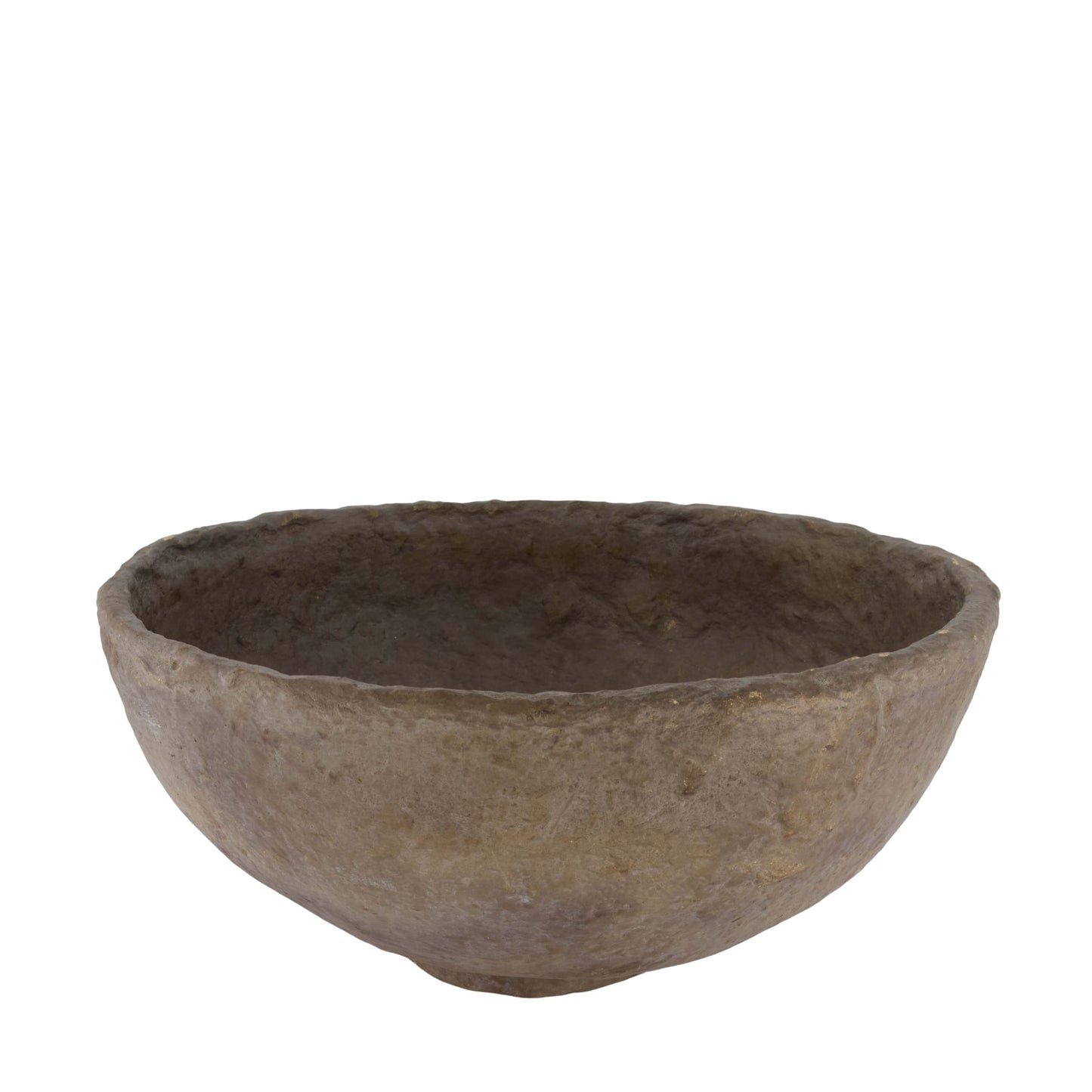 Papier-maché schaal bruin rond 37 cm decoratief