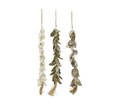 Schelpen slinger naturel set van 3 60 cm decoratie