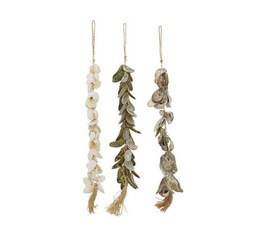 Schelpen slinger naturel set van 3 60 cm decoratie