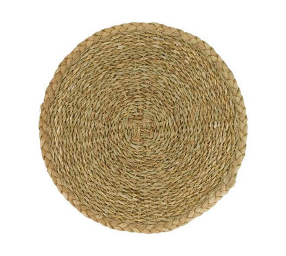 Placemat rond zeegras naturel Ø37 cm
