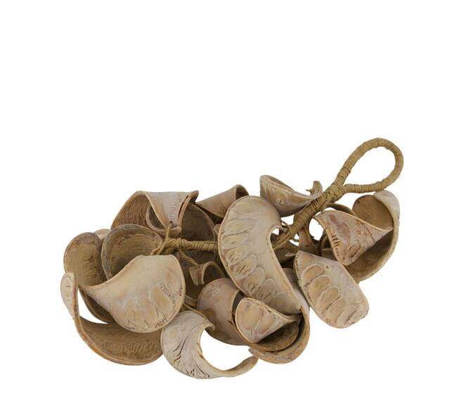 Hanger Badam naturel 60 cm decoratieve wandhanger