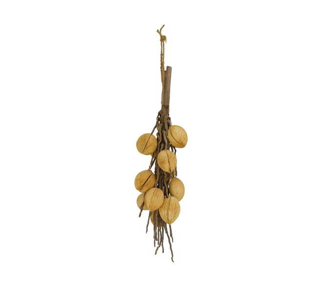 Decoratieve tak mintola coco gebleekt 65 cm