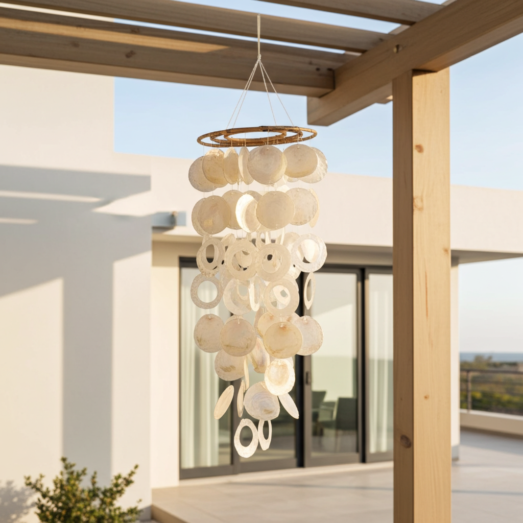Capiz mobile hanger XL naturel 70 cm decoratie