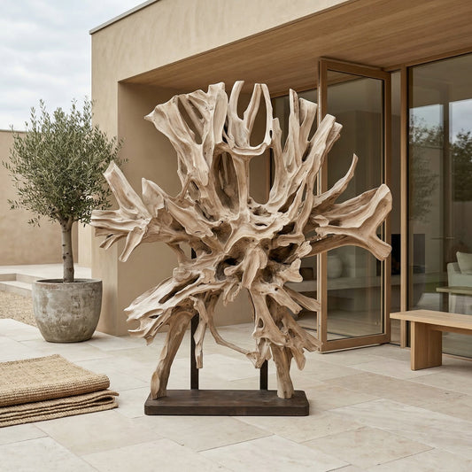 Teak Ornament