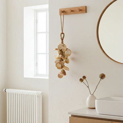 Hanger Badam gebleekt 60 cm decoratieve wandhanger