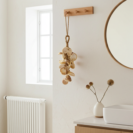 Hanger Badam gebleekt 60 cm decoratieve wandhanger