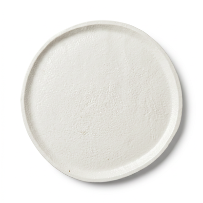 Aluminium dienblad crème decoratief plateau 30,5 cm