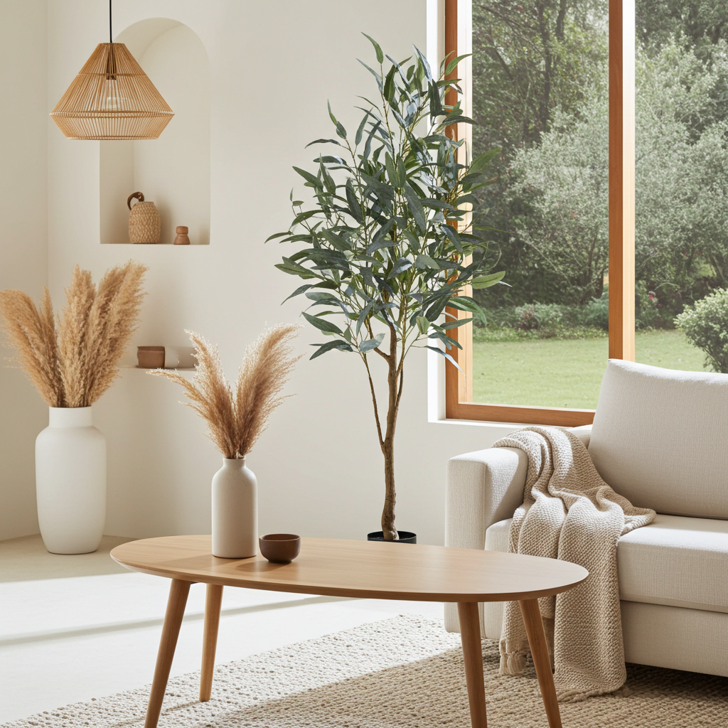 Kunst eucalyptus globulus plant groen 150 cm