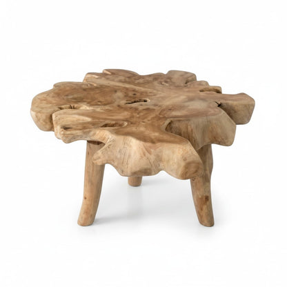 Teak bijzettafel