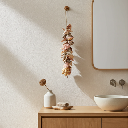 Schelpen slinger multi naturel 40 cm decoratie
