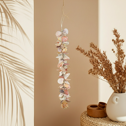 Schelpen slinger multi naturel 80 cm decoratie
