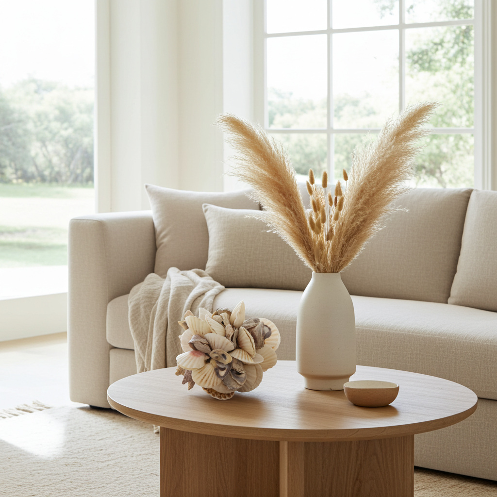 Schelpen bal naturel decoratieve bol van schelpen