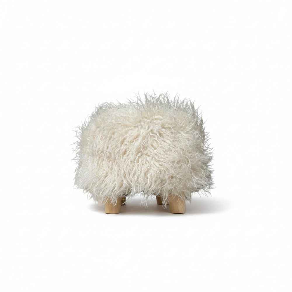 Fluffy krukje crème – 38x38x28 cm - Youna Label
