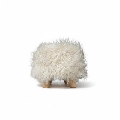 Fluffy krukje crème – 38x38x28 cm - Youna Label