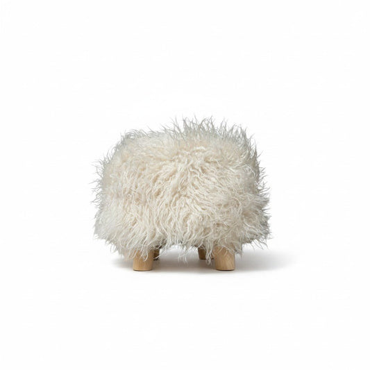 Fluffy krukje crème – 38x38x28 cm - Youna Label