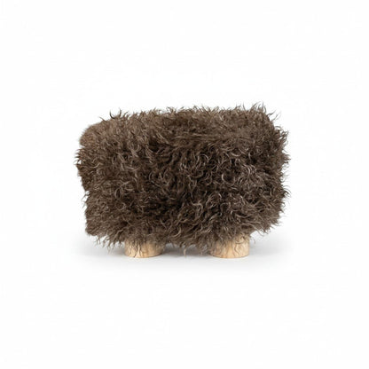 Fluffy krukje donkerbruin – 38x38x28 cm - Youna Label