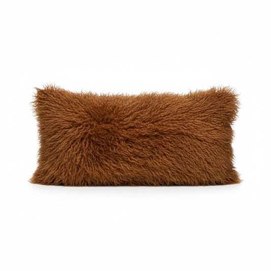 Fluffy kussen karamel – 60x30 cm - Youna Label