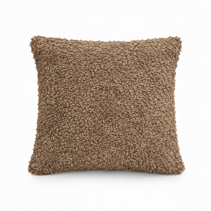 Teddy sierkussen bruin – 60x60 cm - Youna Label