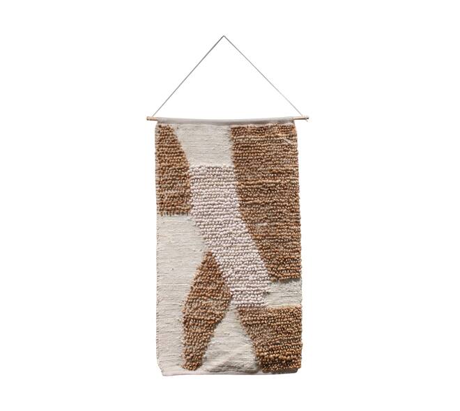 XL wandkleed van jute naturel – 78x118 cm - Youna Label